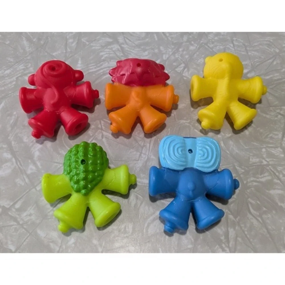 Infantino Snap & Pop Pals – 5 Linkable Animal Figures (6+‎ Months)